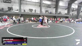 175 lbs Champ. Round 1 - Brandon Cook, OR vs Oren Frieson, CA