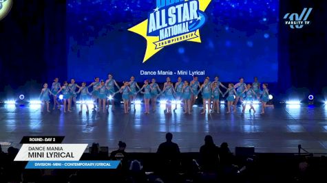 Dance Mania - Mini Lyrical [2025 Mini - Contemporary/Lyrical Day 2] 2025 UCA & UDA All Star National Championship