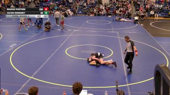 138 lbs Cons. Round 3 - Jacob Sweeney, Niagara Wheatfield vs Mason Pastwik, Eden