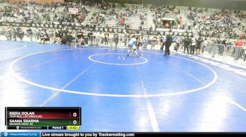 120-123 lbs Cons. Semi - Saana Sharma, Bonners Ferry WC vs Kiera Dolan, Team Real Life Wrestling