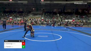 88 lbs Consolation - Erek Schwinge, Whitted Trained vs Jamison French, USA Gold