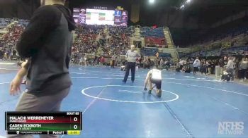 160 lbs Champ. Round 1 - Malachi Werremeyer, Fargo Davies vs Caden Eckroth, Bismarck Legacy