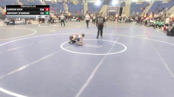 46 lbs Rr Rnd 3 - Carson Dick, Team Grand Valley Elite vs Anthony Stebbins, Legacy Boltz WC