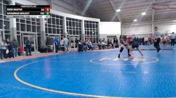 130 lbs Cons. Round 4 - Diem Martin, Indian Lake High School vs Savannah Mulkey, Perrysburg High School