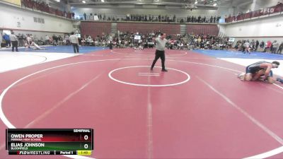 138 lbs Semifinal - Owen Proper, Marana High School vs Elias Johnson, Bloomfield