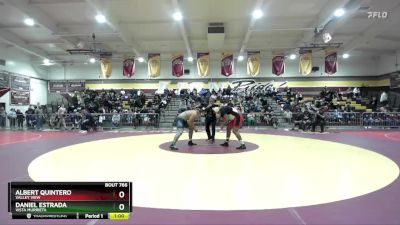 215 lbs 3rd Place Match - Daniel Estrada, Vista Murrieta vs Albert Quintero, Valley View