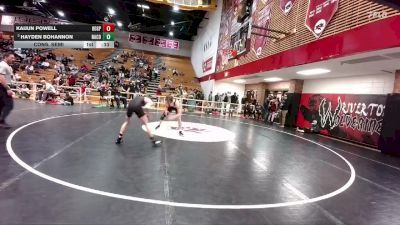 120 lbs Cons. Semi - Kaijun Powell, Rock Springs vs Hayden Bohannon, Natrona County
