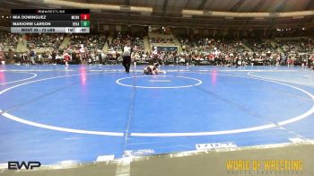 73 lbs Round Of 16 - Marjorie Larson, DeKalb vs Mia Dominguez, Crusader Wrestling