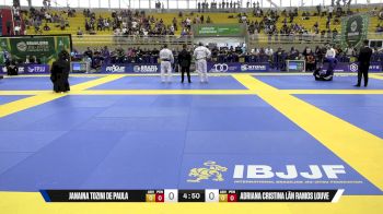 Adriana Cristina Lãn Ramos Louve vs Janaina Tozini De Paula 2025 Brasileiro Jiu-Jitsu IBJJF