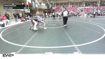105 lbs Round 1 (4 Team) - Grace Mancuso, Drip Queens vs Riley Lewis, Midwest Misfitz