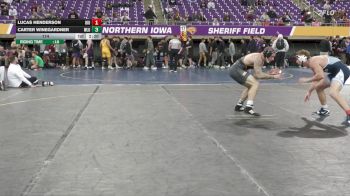 174 lbs Placement (4 Team) - Lucas Henderson, Upper Iowa vs Carter Winegardner, West Liberty
