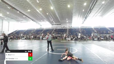 78 lbs Rr Rnd 2 - Elliot Wurl, Riverside Rascals vs William Forster, Fearless WC