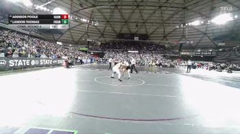 Boys 1B/2B 144 Cons. Round 4 - Landon Thomas, Forks vs Addison Poole, Rainier