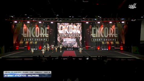 A1 Spirit Athletics - WildRose [2025 L2 Junior - Flex - D2 - Small Day 2] 2025 Encore Grand Nationals