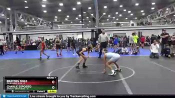 84 lbs Round 7 (8 Team) - Charlie Esposito, Dynasty Death Row vs Brayden Sigle, PA Alliance Blue