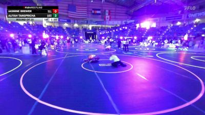 109 lbs Round Of 32 - Jasmine Brewer, Teller Takedown WC vs Aliyah Tangpricha, Queens Of Mayhem