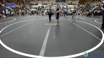 43 lbs Quarterfinal - Parker Belcher, Noble Takedown Club vs Ryder Hall, Tecumseh Youth Wrestling