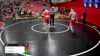 160 lbs Quarterfinal - Gavyn McCray, Freedom Area Hs vs Stephen Predajna, Mount Pleasant Area Hs