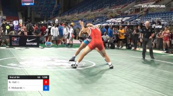160 lbs Rnd Of 64 - Nicholas Hall, Delaware vs Farid Mobarak, Texas