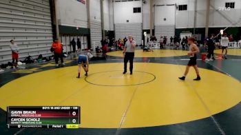 138 lbs Champ. Round 1 - Caycen Scholz, Bennett Wrestling Club vs Gavin Braun, Kimball Wrestling Club