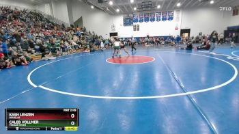 157 lbs Cons. Round 2 - Kash Lenzen, Douglas vs Caleb Vollmer, Tongue River
