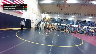 115 lbs Semifinal - Kiera Big Knife, Lander Valley vs Emellia Winfrey, Tongue River