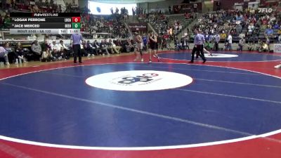 5A 132 lbs 3rd Place Match - Logan Perrone, Little Rock Christian vs Jace Merced, Beebe