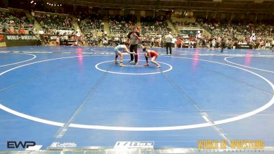 73 lbs Round Of 32 - Ryder Robison, Black Fox Academy vs Tuff Jump, Powerhouse Comanche OK