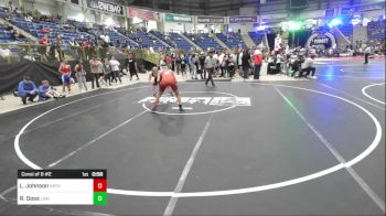 123 lbs Consi Of 8 #2 - Lance Johnson, Natrona Colts vs Ryker Goss, LAW Wrestling