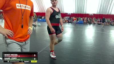 214-216 lbs Round 3 - Wyatt Wetzel, Weyauwega-Fremont vs Daniel Jones, Franklin Central Flashes