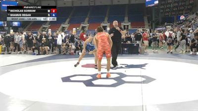 138 lbs Cons. Sub-semis - Nicholas Sorrow, Michigan vs Shamus Regan, Florida