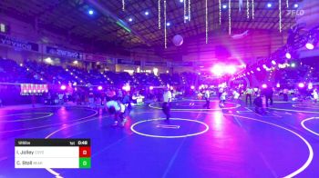 126 lbs Consi Of 16 #1 - Ivan Jolley, Coyote Wrestling Club vs Cade Stoll, Bear Cave WC