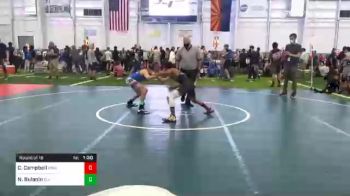 95 lbs Prelims - Coji Campbell, Ringes vs Nicholas Bulanin, Elk Grove