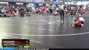 145 lbs Round 5 (6 Team) - Lance Thacker, Backyard Brawlers vs Maeson Otwell, PWC