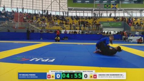 AMANDA UNO RAIMUNDINI GONÇALVES vs IVY MELISSA PEREIRA 2026 FPJJ Circuito Paulista GI Etapa 3