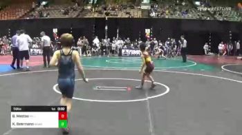 58 lbs Consi Of 8 #2 - Kj Beermann, Wabasso vs Blake Mestas, Valley WC