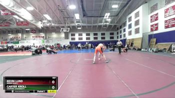 197 lbs Cons. Round 2 - Kevin Lund, Baker (Kan.) vs Carter Kroll, Lourdes University