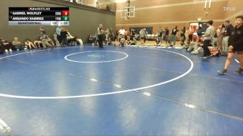 85 lbs Quarterfinal - Armando Ramirez, Fighting Squirrels Wrestling Club vs Gabriel Wolfley, Snake River Wrestling Club