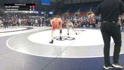 165 lbs Champ. Rd Of 128 - Kellen Sanders, Tennessee vs Olin Neuville, Wisconsin