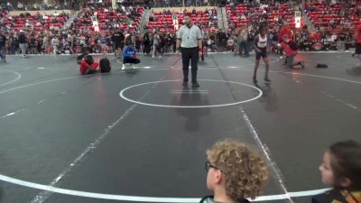 68 lbs Champ. Round 1 - Kennnedy Grass, Excelsior Springs Youth Wrestl vs Zy`ion Martin, Maize Wrestling Club