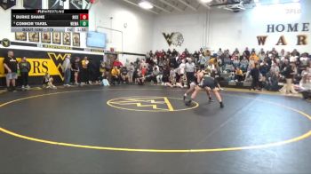 175 lbs Quarterfinal - Burke Shane, Riceville vs Connor Yakel, West Marshall
