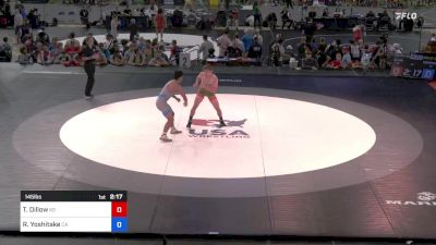 145 lbs Rnd Of 32 - Trey Dillow, Kansas vs Ryder Yoshitake, California