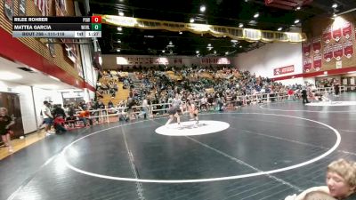 111-119 lbs Semifinal - Mattea Garcia, Worland Middle School vs Rilee Rohrer, Powell Middle School