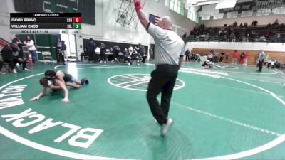 113 lbs Cons. Round 2 - David Bravo, Carson vs William Enos, Sultana