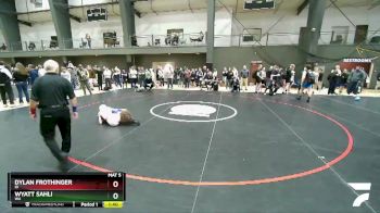 100 lbs Champ. Round 1 - Dylan Frothinger, ID vs Wyatt Sahli, WA