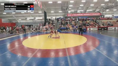 138 lbs Round 3 (12 Team) - Taylor Aiello, Lock Haven University vs Tanya Teneva, Western New England