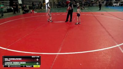 45 lbs Cons. Round 1 - Carson Sieben-Beier, BBE (Belgrade/Brooten) vs Wil Chmielewski, Waconia