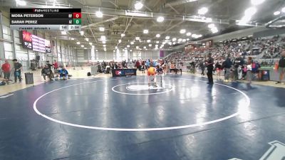 U23 Women - 53 lbs Champ. Round 1 - Mora Peterson, NY vs Sarah Perez, AZ