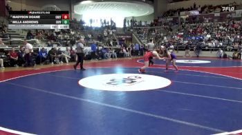 6A 120 lbs Quarterfinal - Milla Andrews, Fayetteville vs Madyson Doane, CABOT HIGH SCHOOL