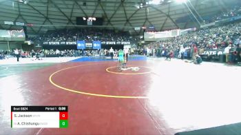 Girls 3A/4A 170 7th Place Match - Abbi Chishungu, Shorewood (Girls) vs Shawnnastasia Jackson, West Valley (Yakima) (Girls)